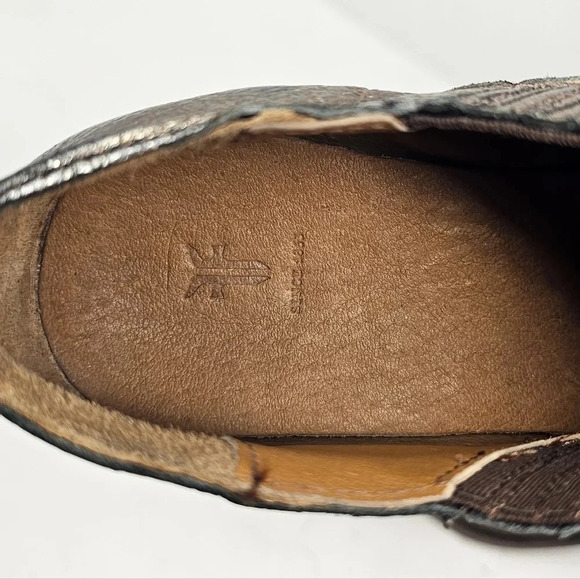 Frye Billy Shootie Western Metallic Bronze Boot Size 6.5 - Picture 8 of 11